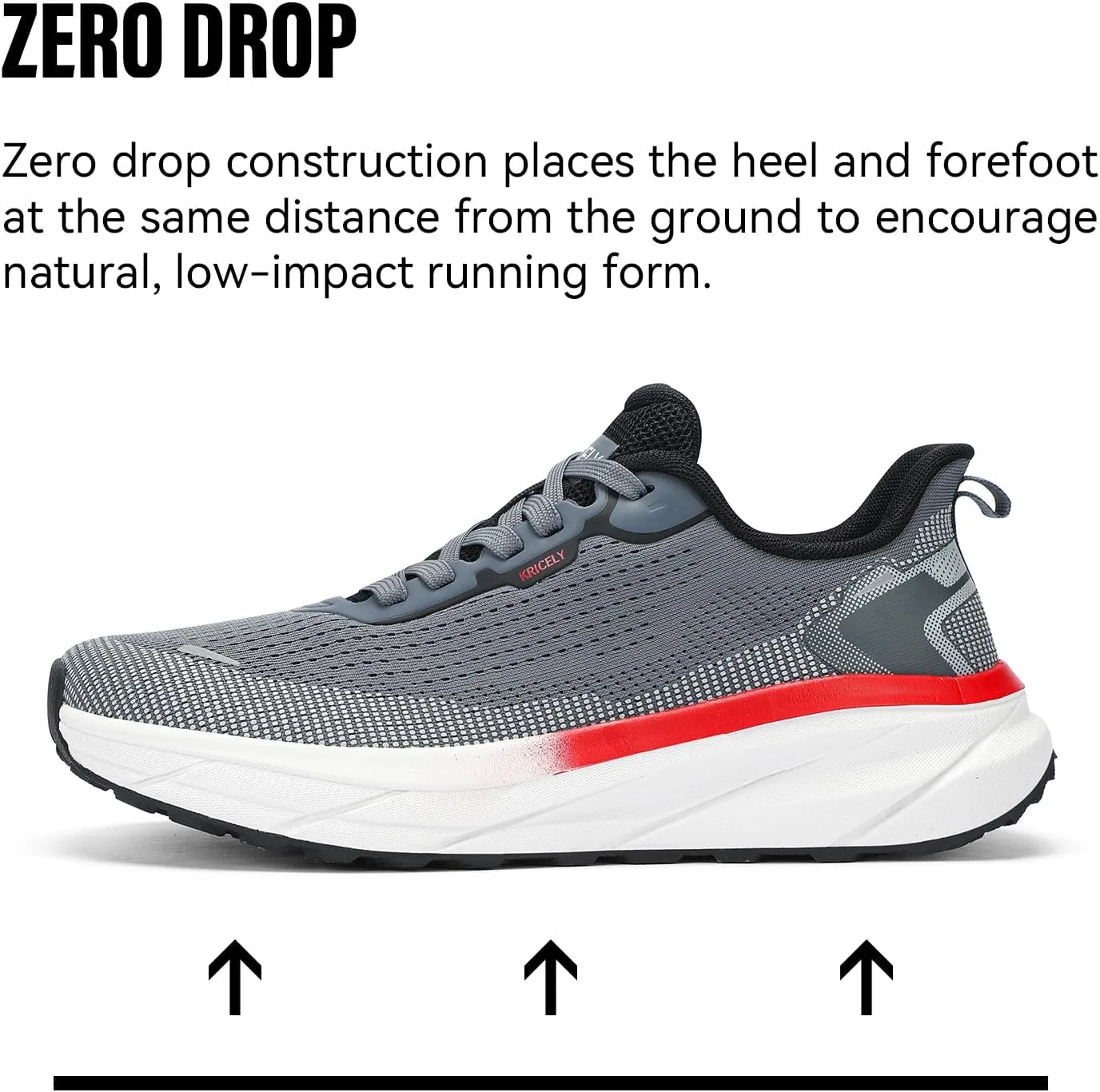 Men's Wide Toe Box Running Shoes | Trail Running Shoes for Cross Trainer Trail Running