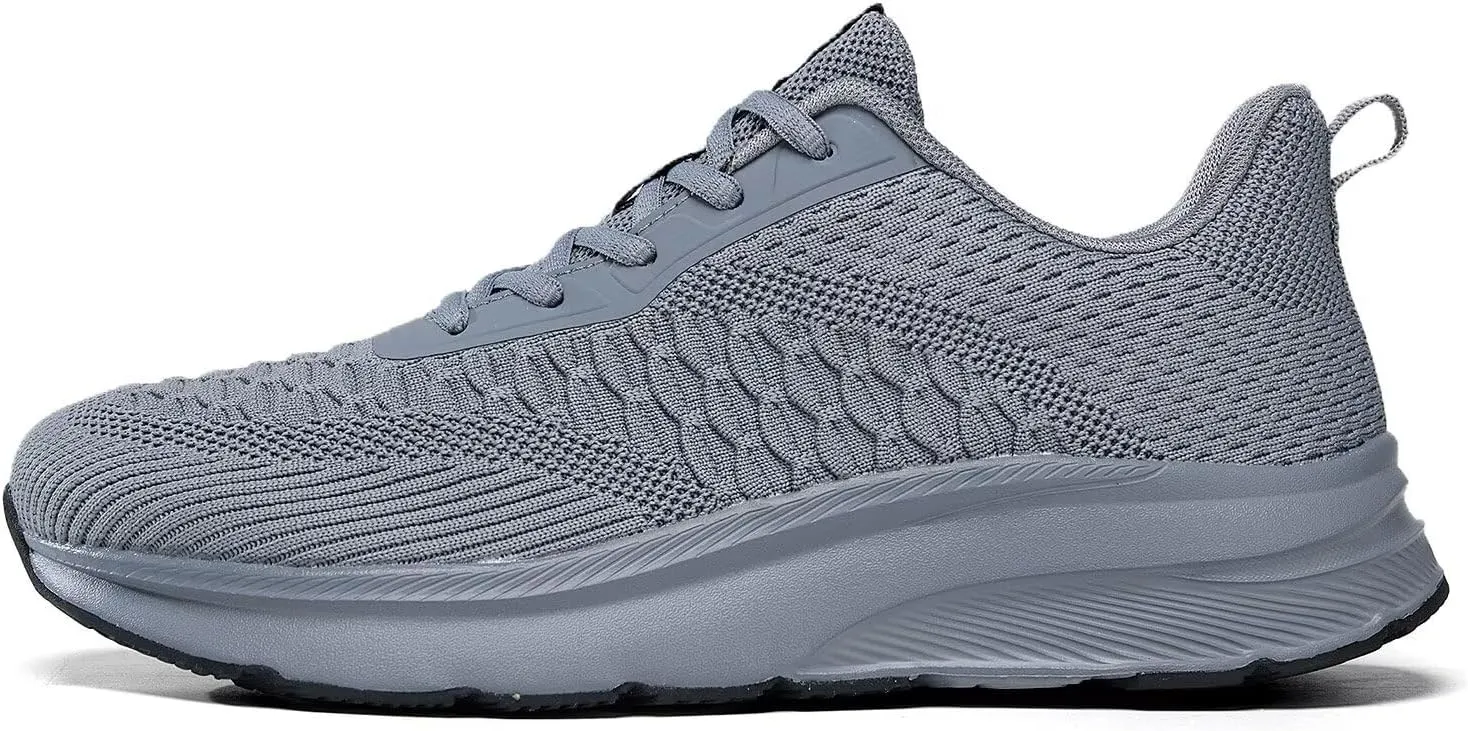 Men's Wide Toe Walking Shoes Casual Trail Running Sneakers Cross-Trainer Tennis Non Slip Athletic Gym Workout Soft Sole