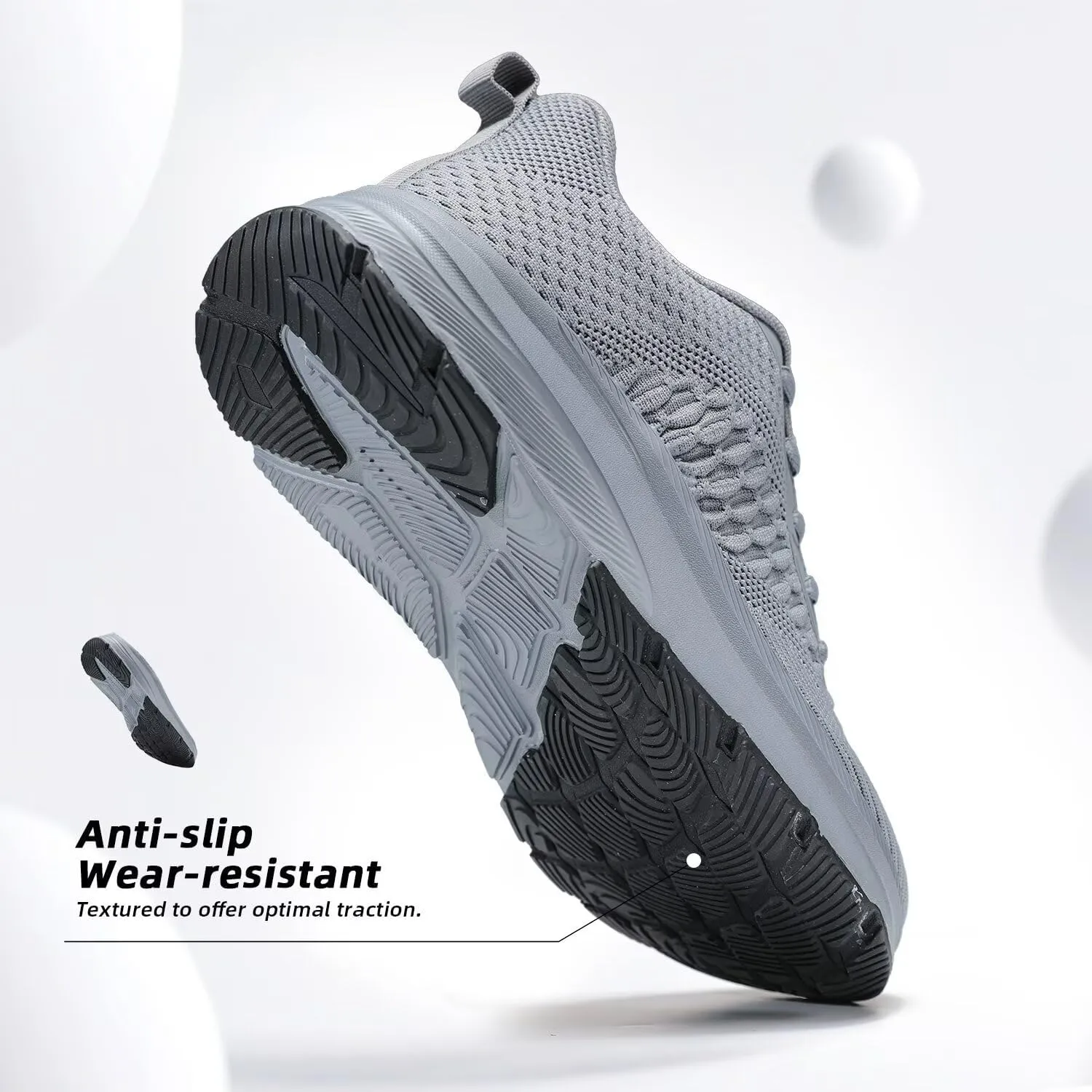 Men's Wide Toe Walking Shoes Casual Trail Running Sneakers Cross-Trainer Tennis Non Slip Athletic Gym Workout Soft Sole