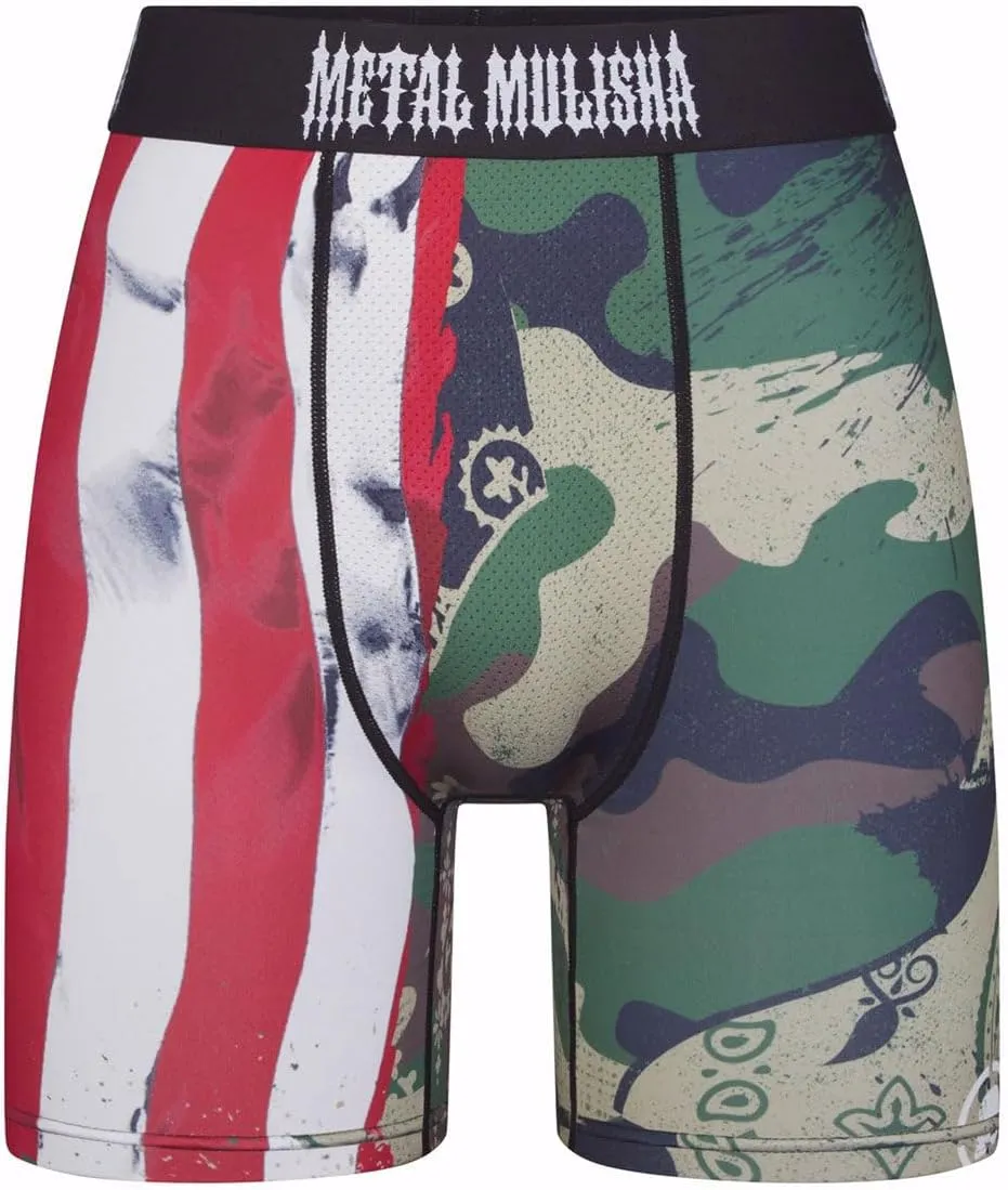 Metal Mulisha Men's Bizness Boxer Briefs Underwear