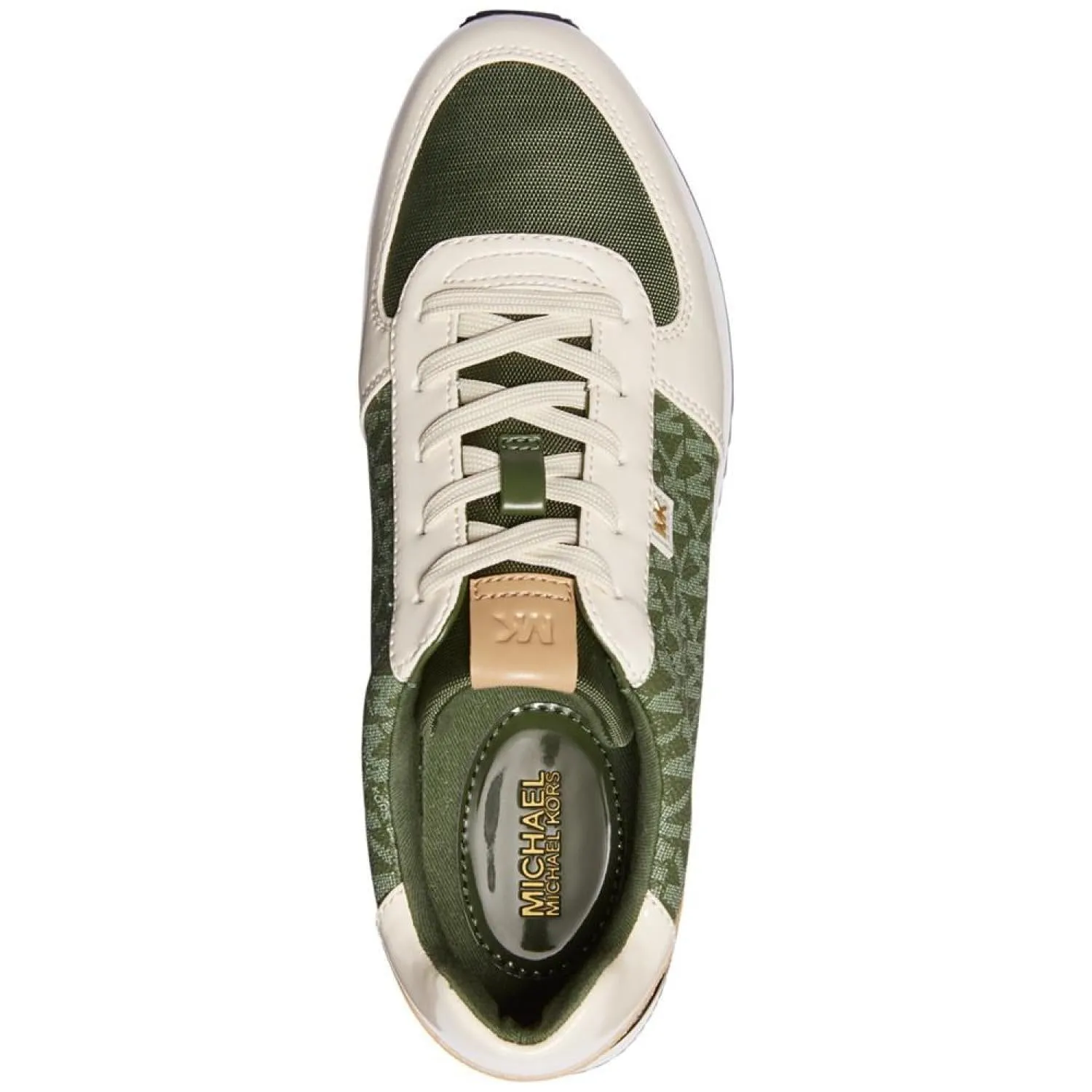 Michael Kors Monique Trainer Amazon Green Multi 7 M