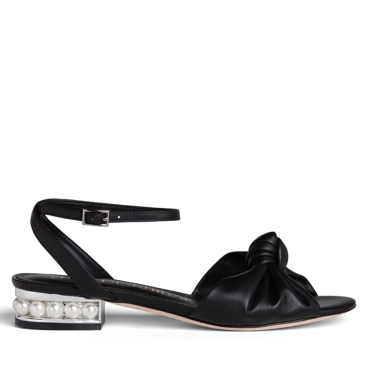 Mina Flat Leather Sandal