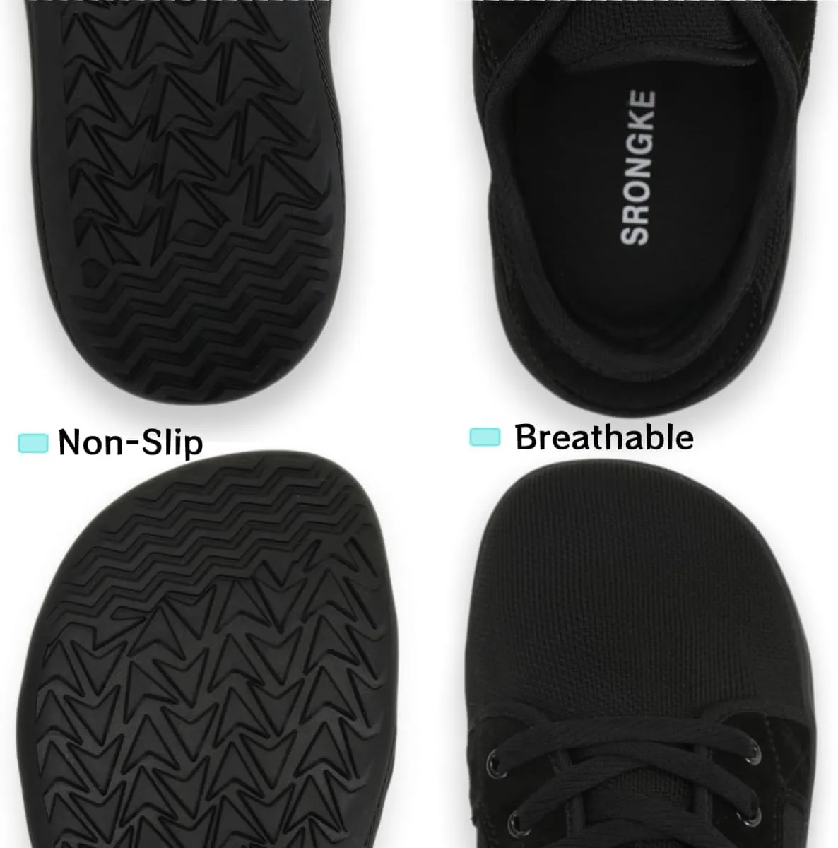 Minimalist Barefoot Shoes Womens Mens | Zero Drop | Wide Width Fashion Breathable Sneaker