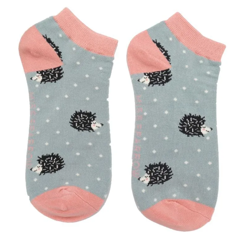 Miss Sparrow Hedgehogs Trainer Socks