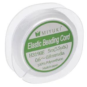 Miyuki Elastic, 0.8mm, 5 Meter | 日本彈性魚線, 水晶線, 0.8mm, 5米