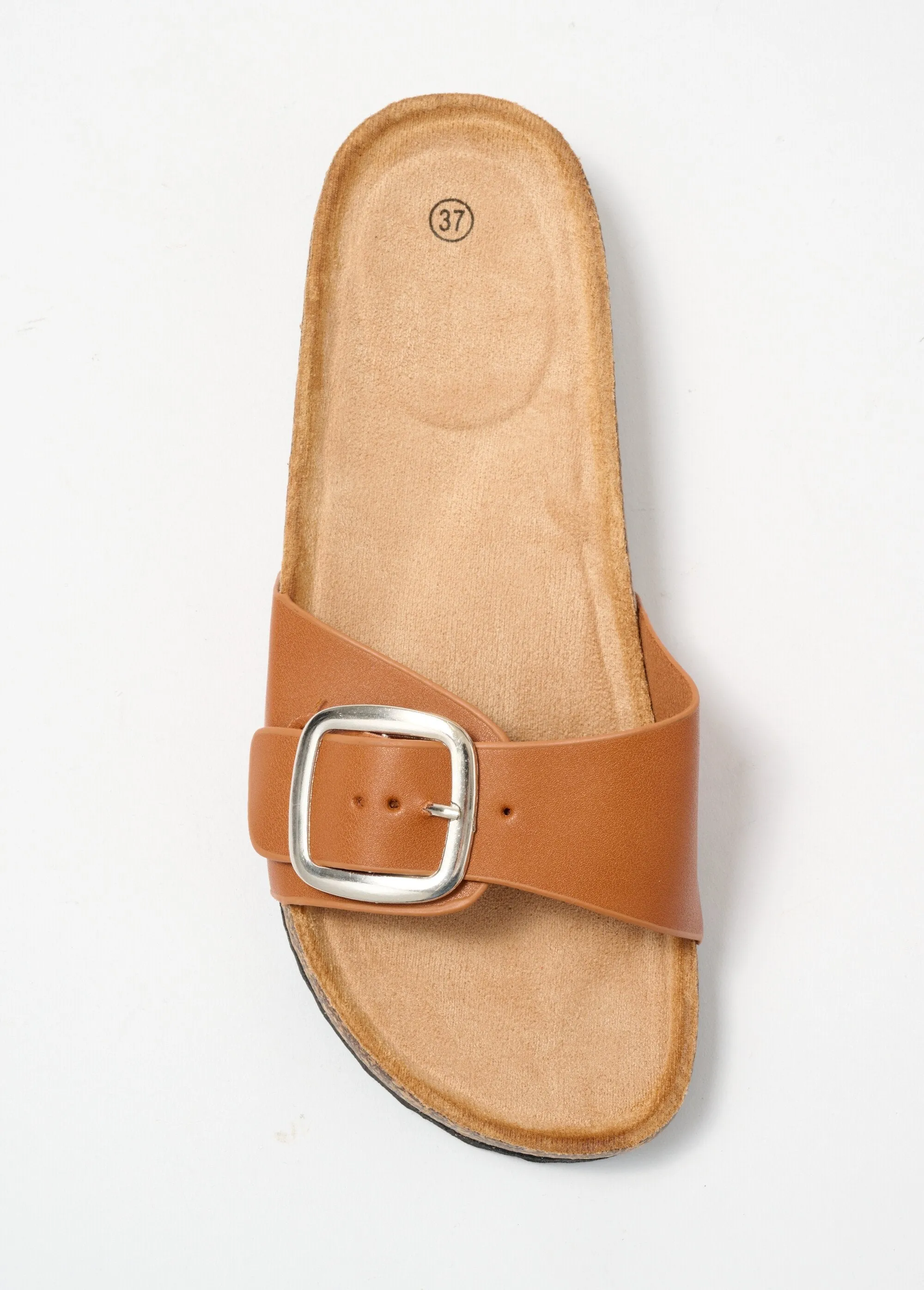 Mules with strap and comfortable sole