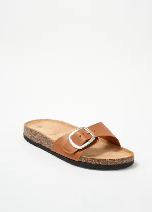 Mules with strap and comfortable sole