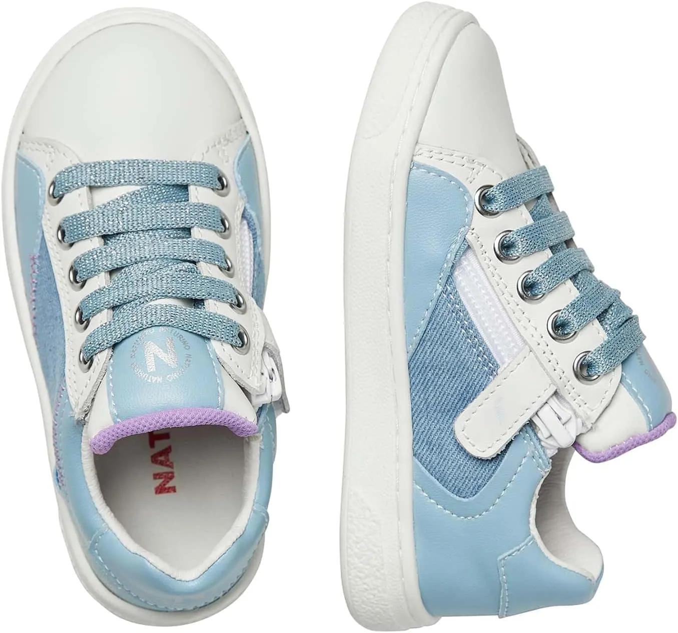 Naturino Girl's Quar Zip (Little Kid) Sneaker