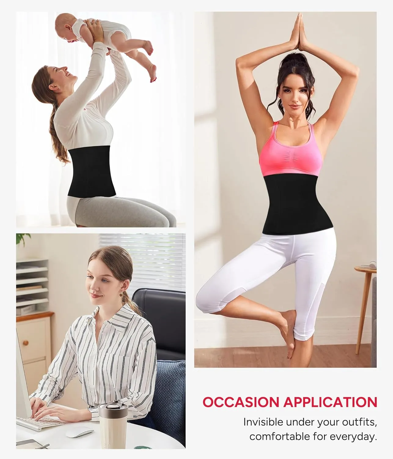 Nebility Waist Trainer for Women Tummy Control Shapewewar Plus Size Faja Body Shaper Girdle Waist Cincher Corset