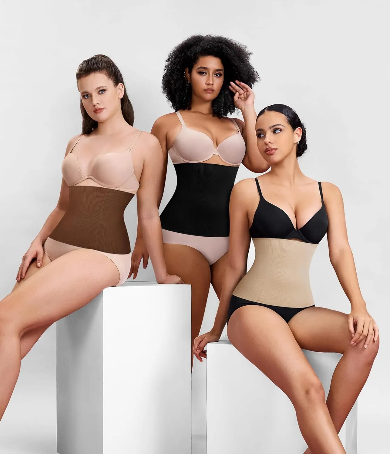 Nebility Waist Trainer for Women Tummy Control Shapewewar Plus Size Faja Body Shaper Girdle Waist Cincher Corset