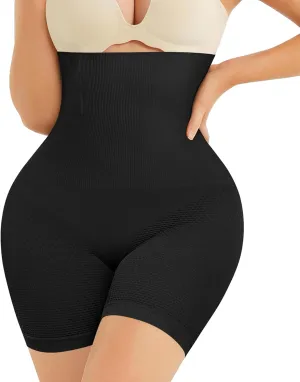 Nebility Womens' Shapewear Thigh Slimmer Tummy Control Body Shaper Shorts Butt Lifter Panties High Waist Trainer