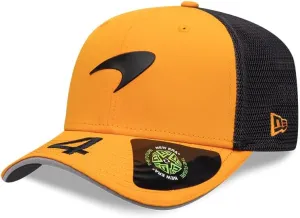 New Era McLaren Racing Lando Norris F1 9Seventy Stretch Snap Adjustable Unisex Cap, Orange, Talla Única