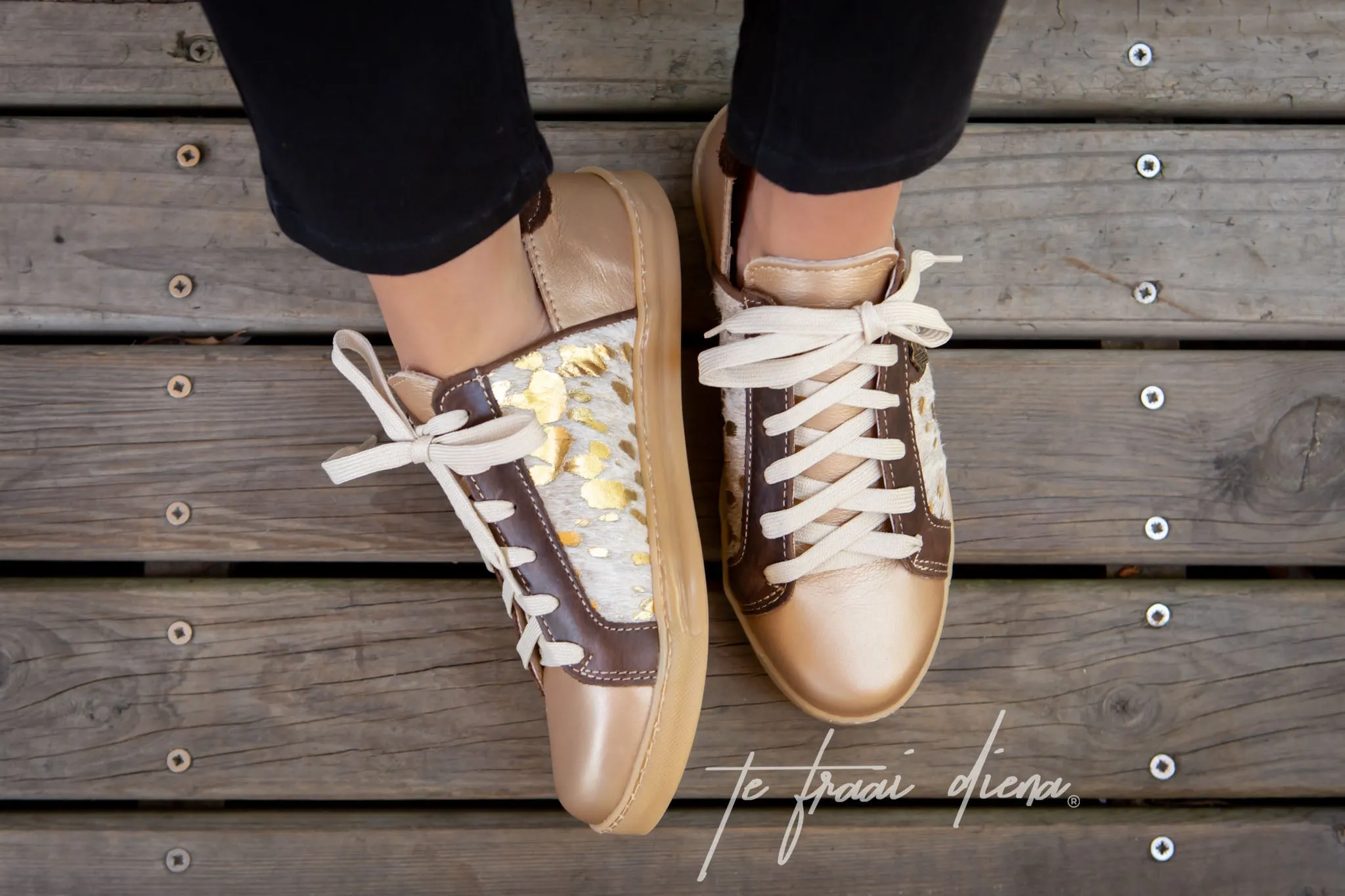 Nienke Sneaker - Gold Digger
