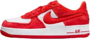 Nike Air Force 1 Big Kids' Shoes (FZ3552-612, Fire Red/White/Pink Foam/Light Crimson) Size 1