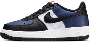 Nike Air Force 1 Big Kids' Shoes (HJ9201-400, Midnight Navy/White/University Red/Black) Size 7