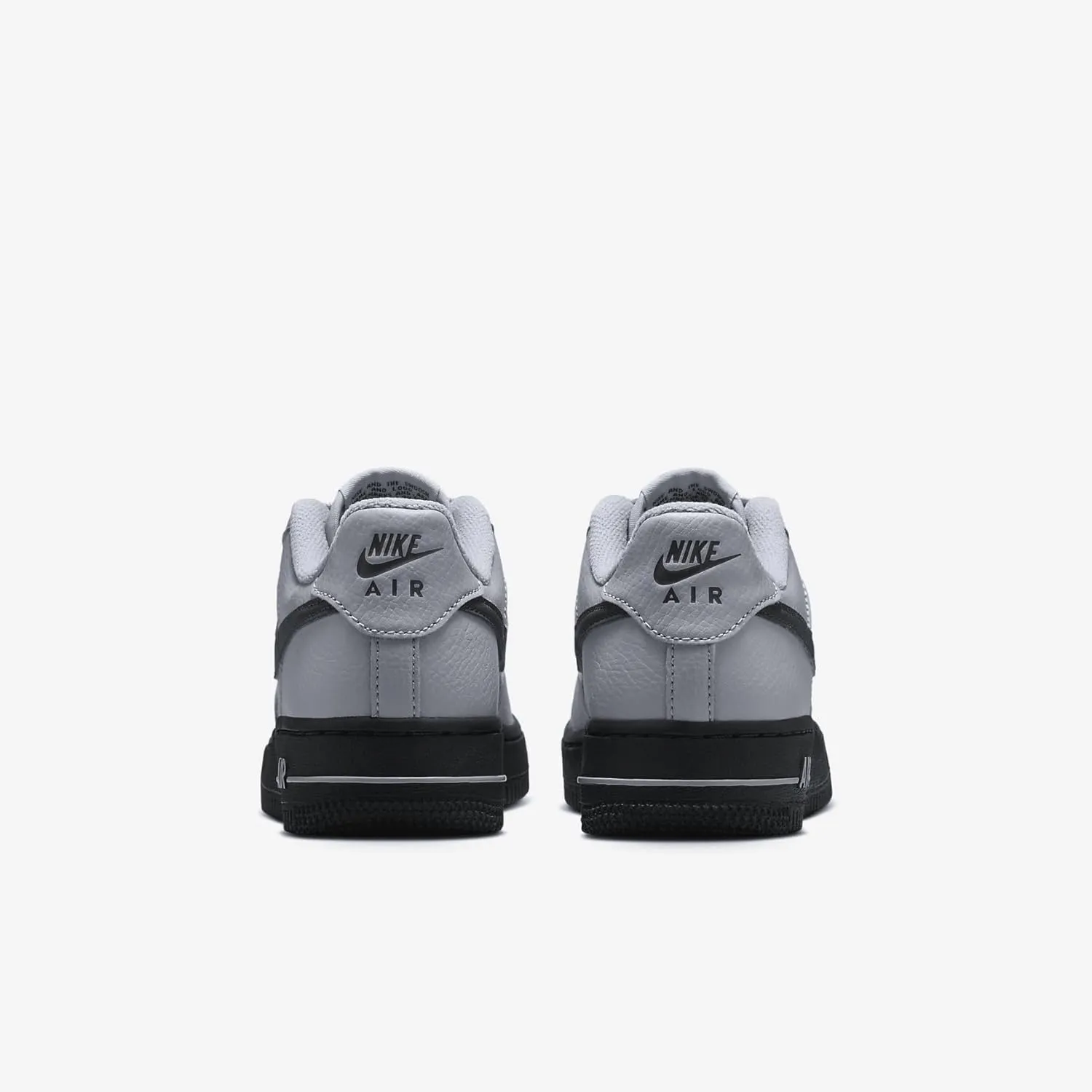 Nike Air Force 1 Big Kids' Shoes (HQ3807-002, Wolf Grey/Dark Smoke Grey)