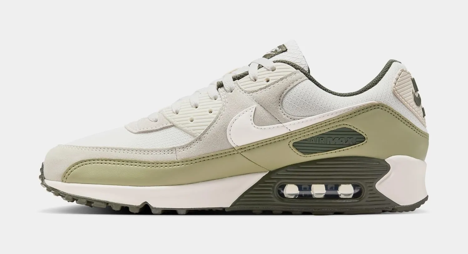 Nike Air Max 90 Mens Running Shoes (Nuetral Olive/Phantom/Light Orewood Brown) (IH0262-276, Beige/Brown/Green)