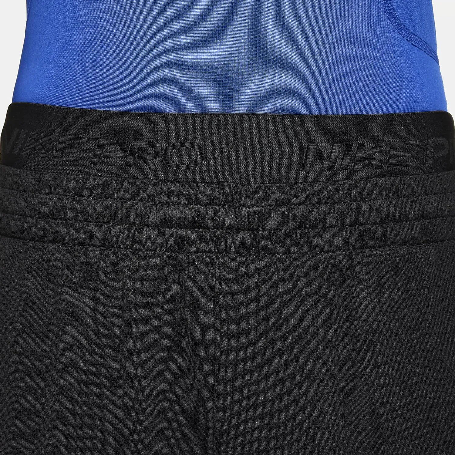 Nike Pro Dri-FIT Big Kids' (Boys') Tights (FJ6821-480, Game Royal/Game Royal/Black)