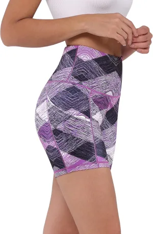 ODODOS Women's Tummy Control Biker Shorts 2.0 with Pockets High Waist Athletic Workout Yoga Shorts-5" / 8" / 10" Inseam