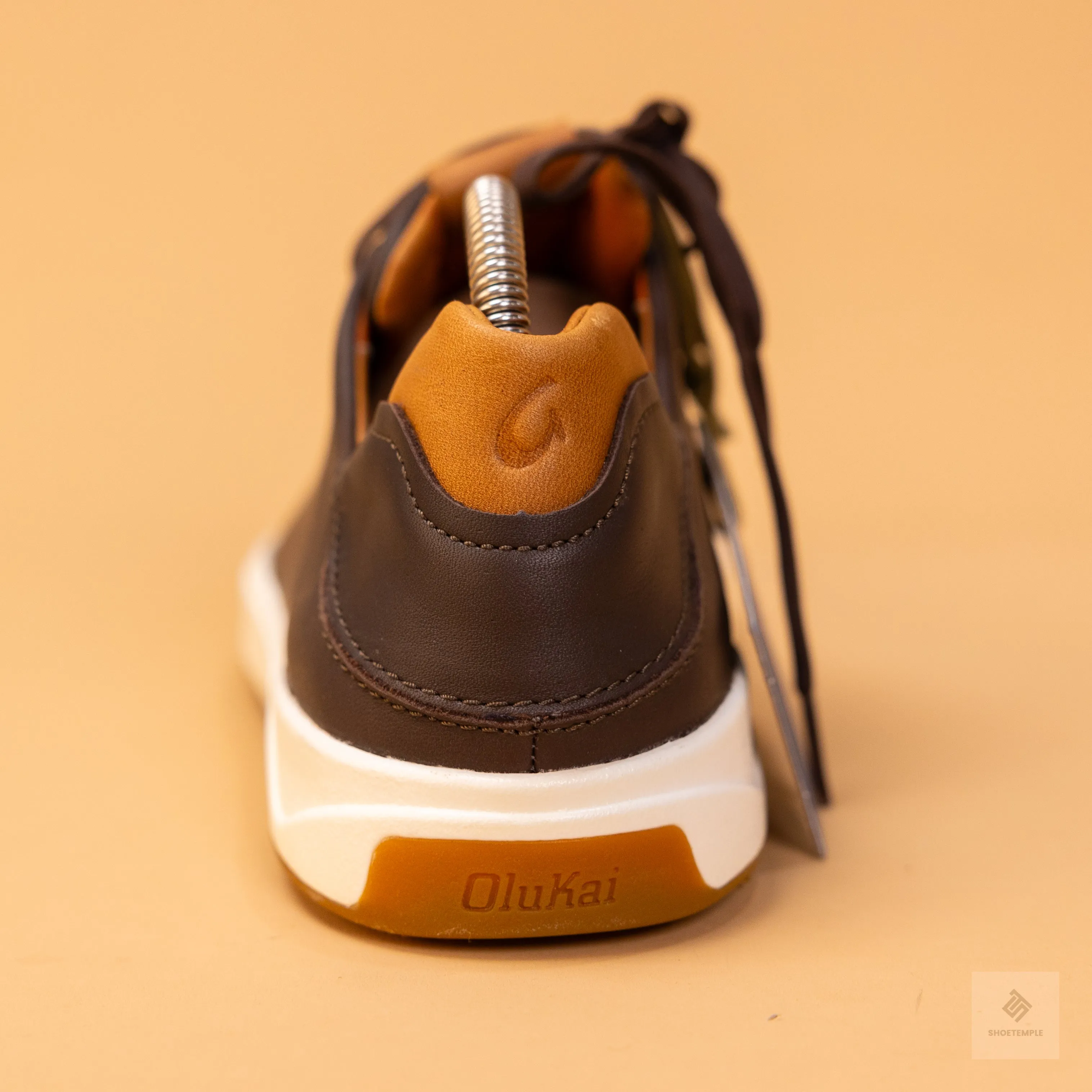 Olukai Leather Sneaker - Coffee