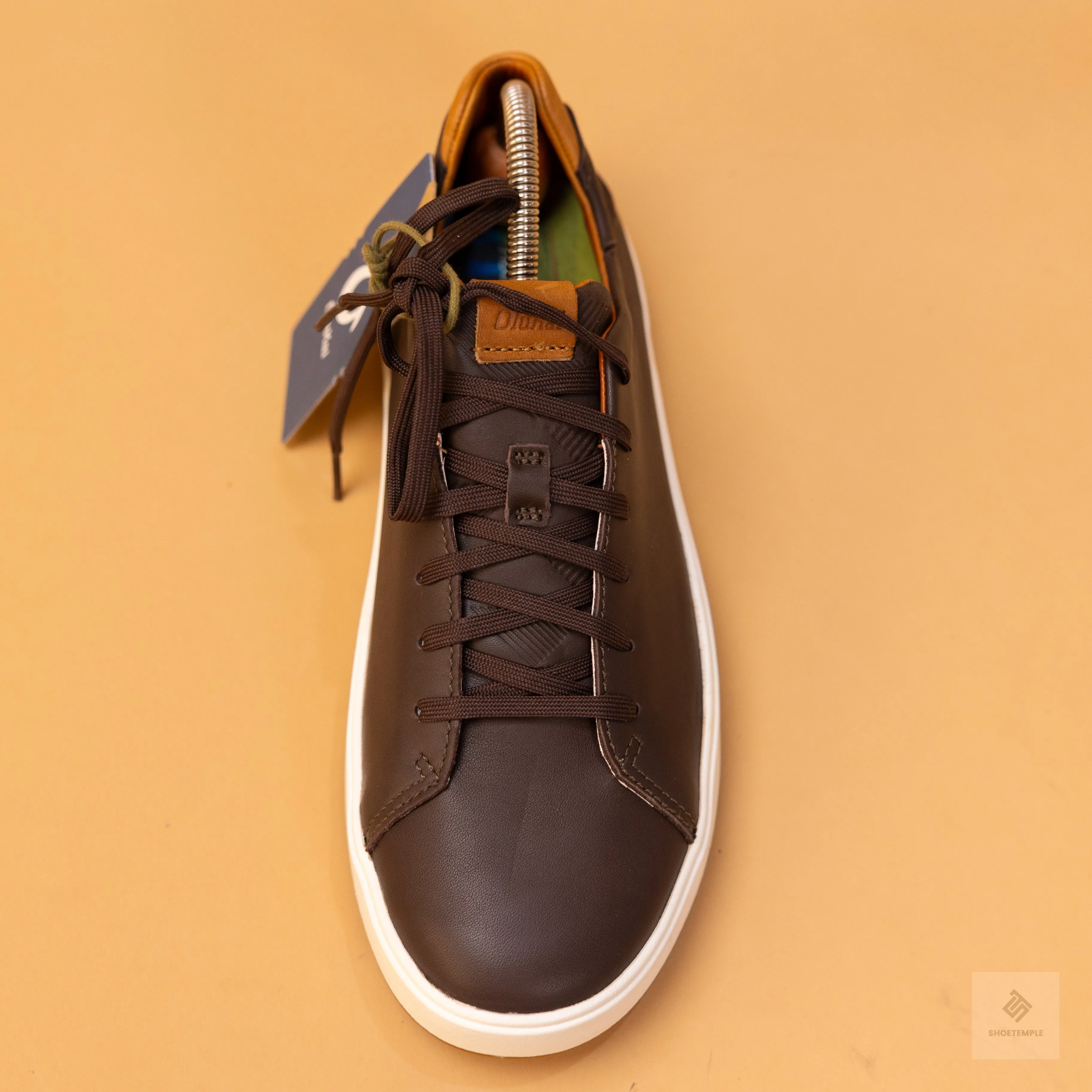 Olukai Leather Sneaker - Coffee