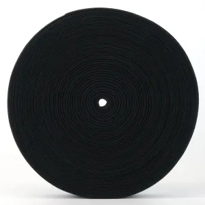 ORGANIC COTTON ELASTIC • Black 40mm • Strong