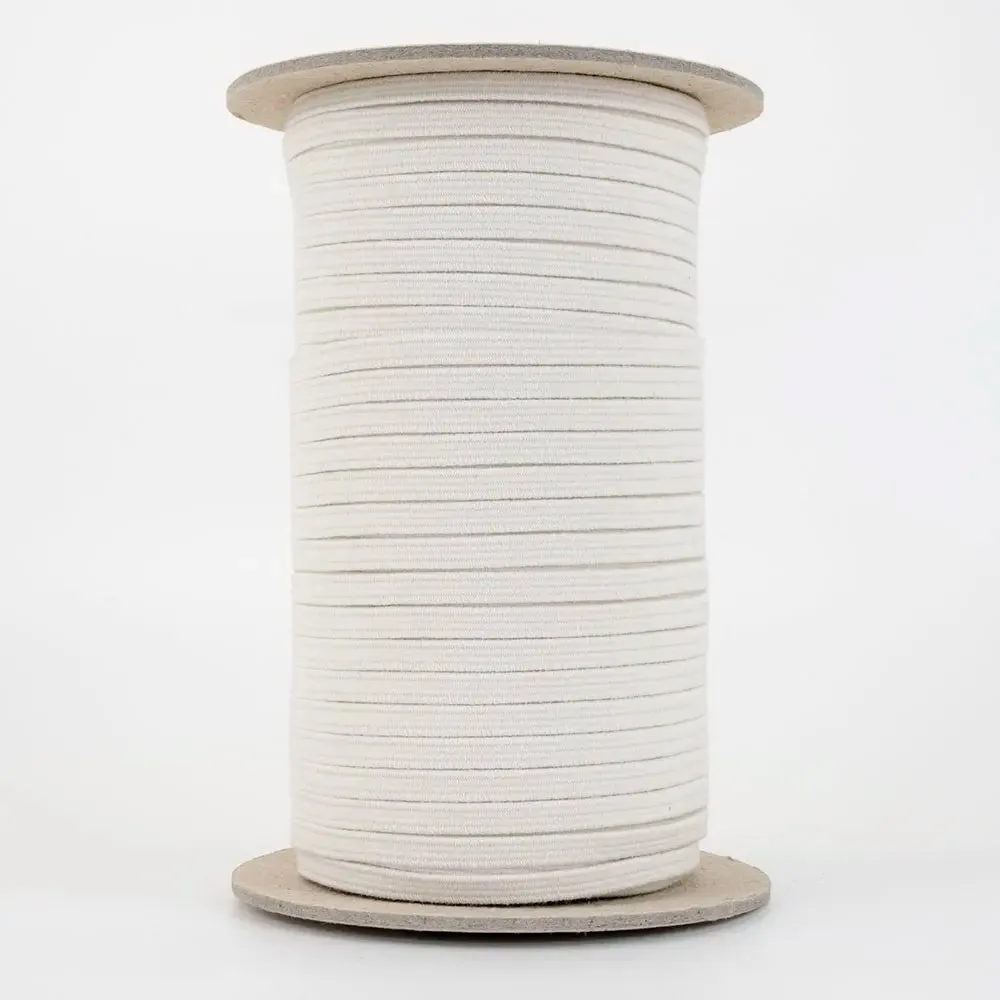 ORGANIC COTTON ELASTIC • Ecru 6mm