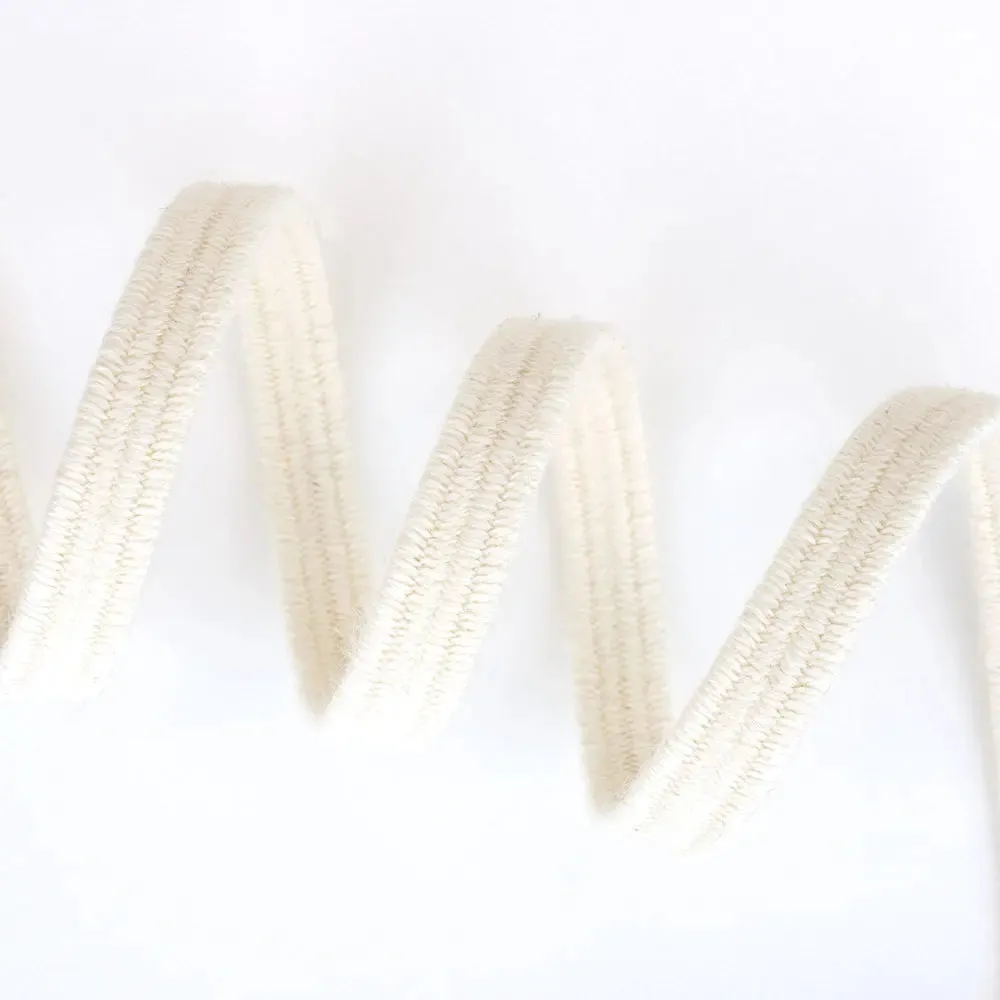 ORGANIC COTTON ELASTIC • Ecru 6mm