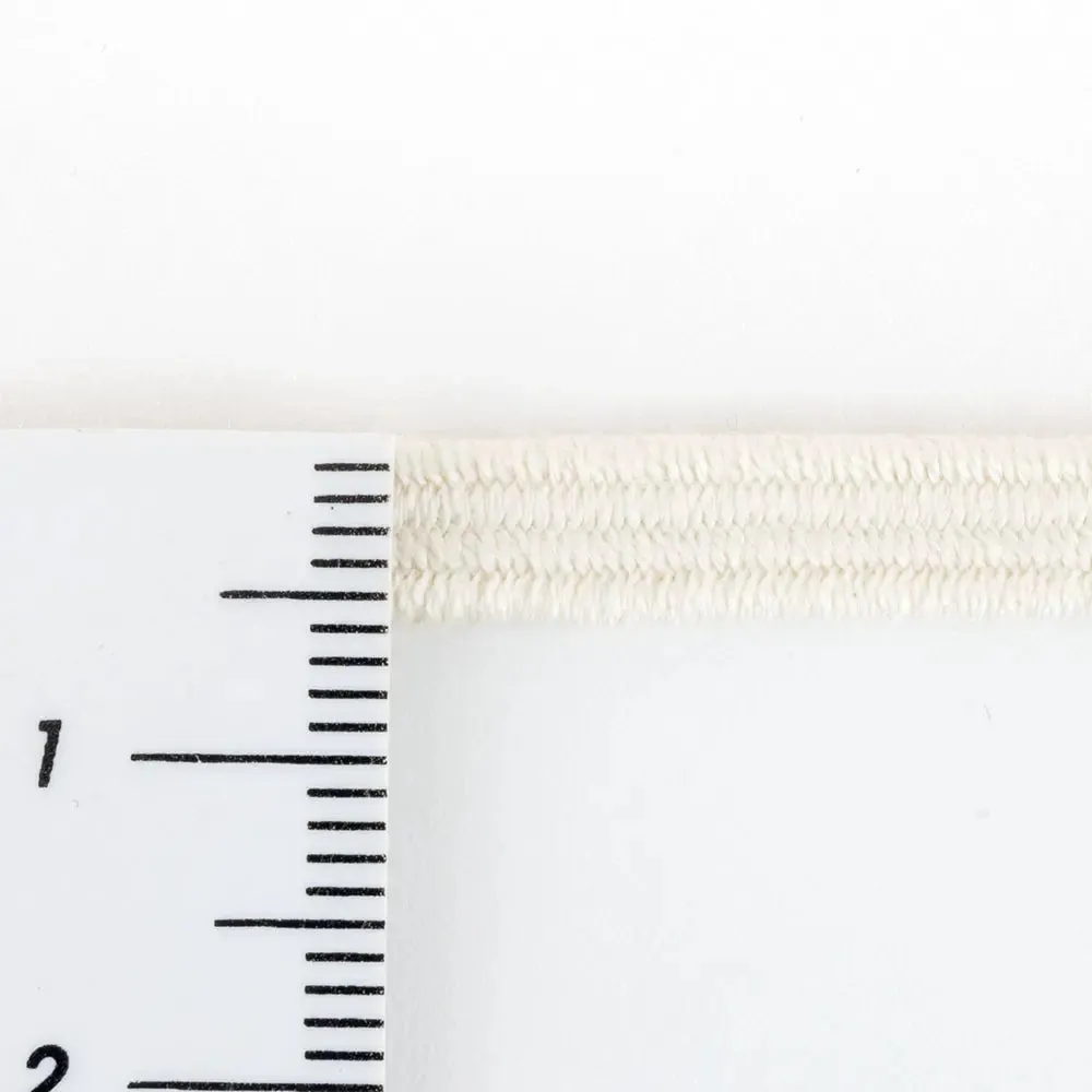 ORGANIC COTTON ELASTIC • Ecru 6mm