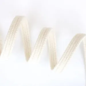ORGANIC COTTON ELASTIC • Ecru 6mm