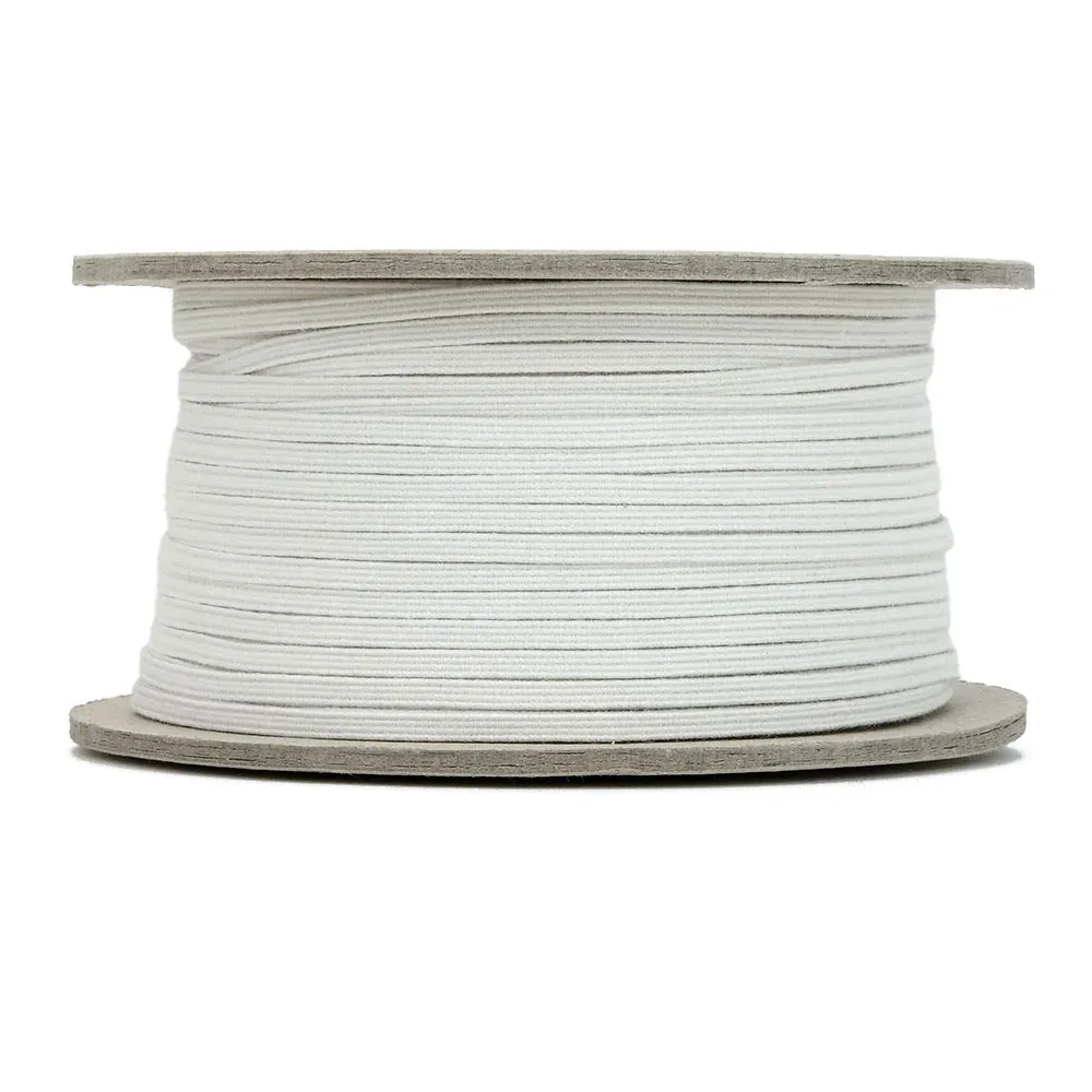 ORGANIC COTTON ELASTIC • Natural Un-dyed 3mm