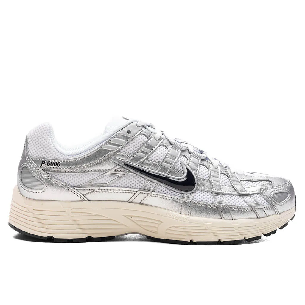 P-6000 - White/Black/Metallic Silver/Flat Silver