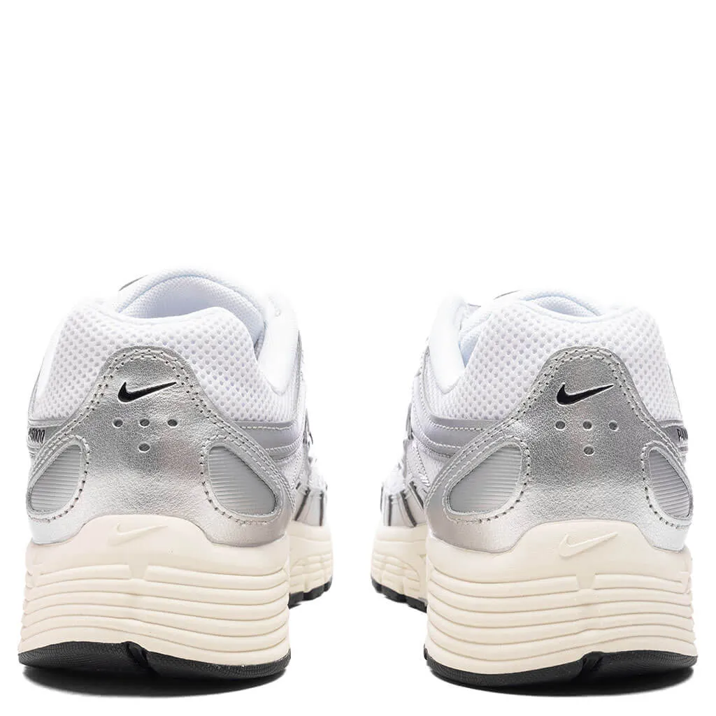 P-6000 - White/Black/Metallic Silver/Flat Silver