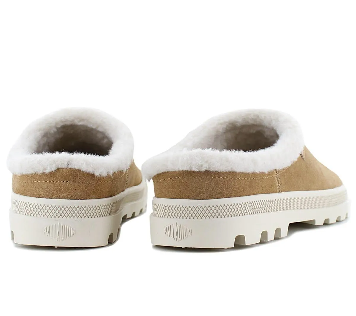 PALLADIUM Palladune Mule Warm - Slipper Hausschuhe Leder Braun 74337-252-M
