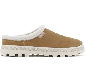 PALLADIUM Palladune Mule Warm - Slipper Hausschuhe Leder Braun 74337-252-M