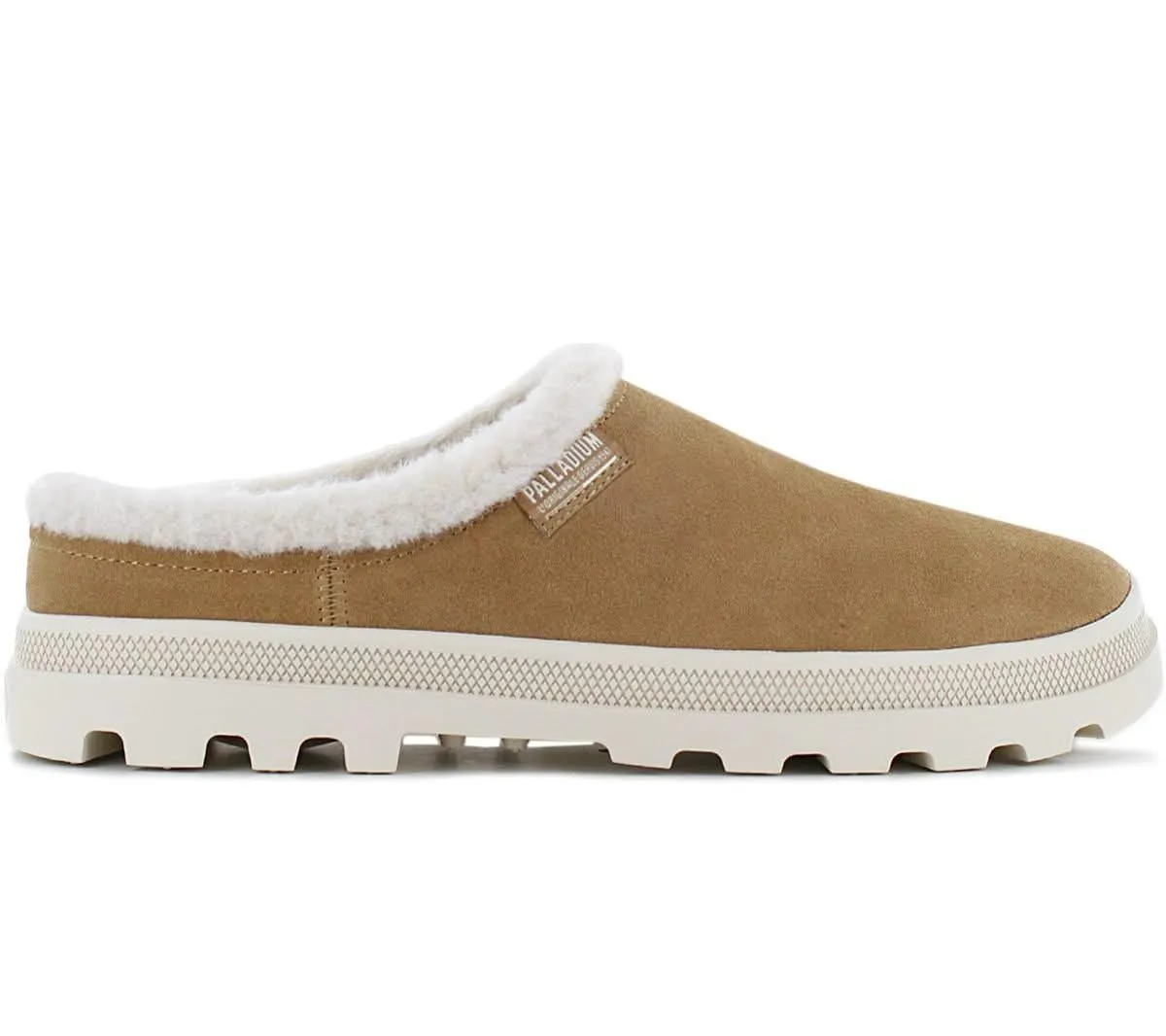 PALLADIUM Palladune Mule Warm - Slipper Hausschuhe Leder Braun 74337-252-M