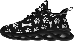 Paw Print Shoes for Men Women Road Running Shoes Non-Slip Walking Tennis Sneakers Cross Trainer Shoes Gifts for Boy Girl