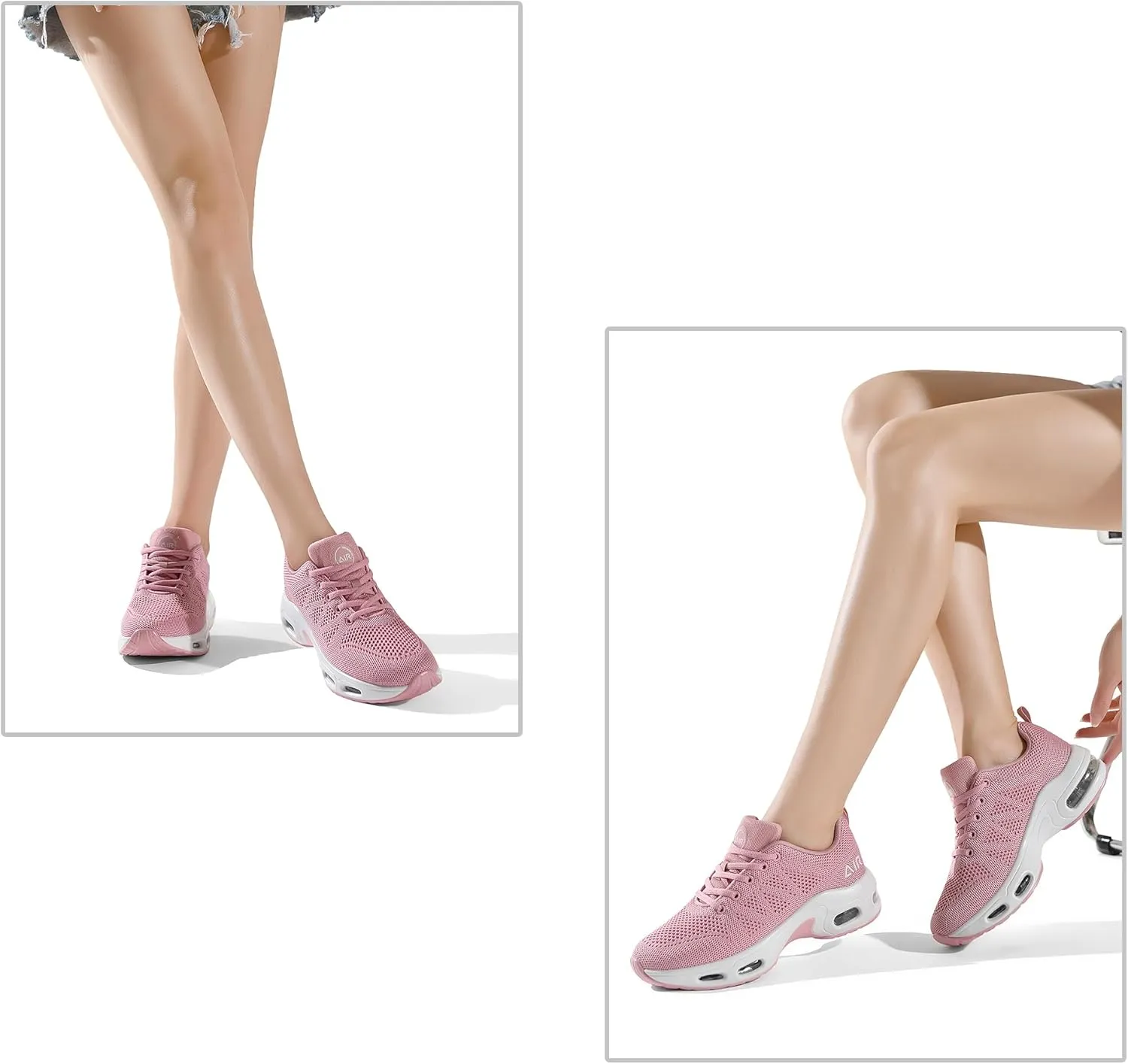 PERSOUL Women Running Shoes Tennis Air Sneakers Lightweight Breathable Fitness Athletic Gym Fashion Walking Shoes
