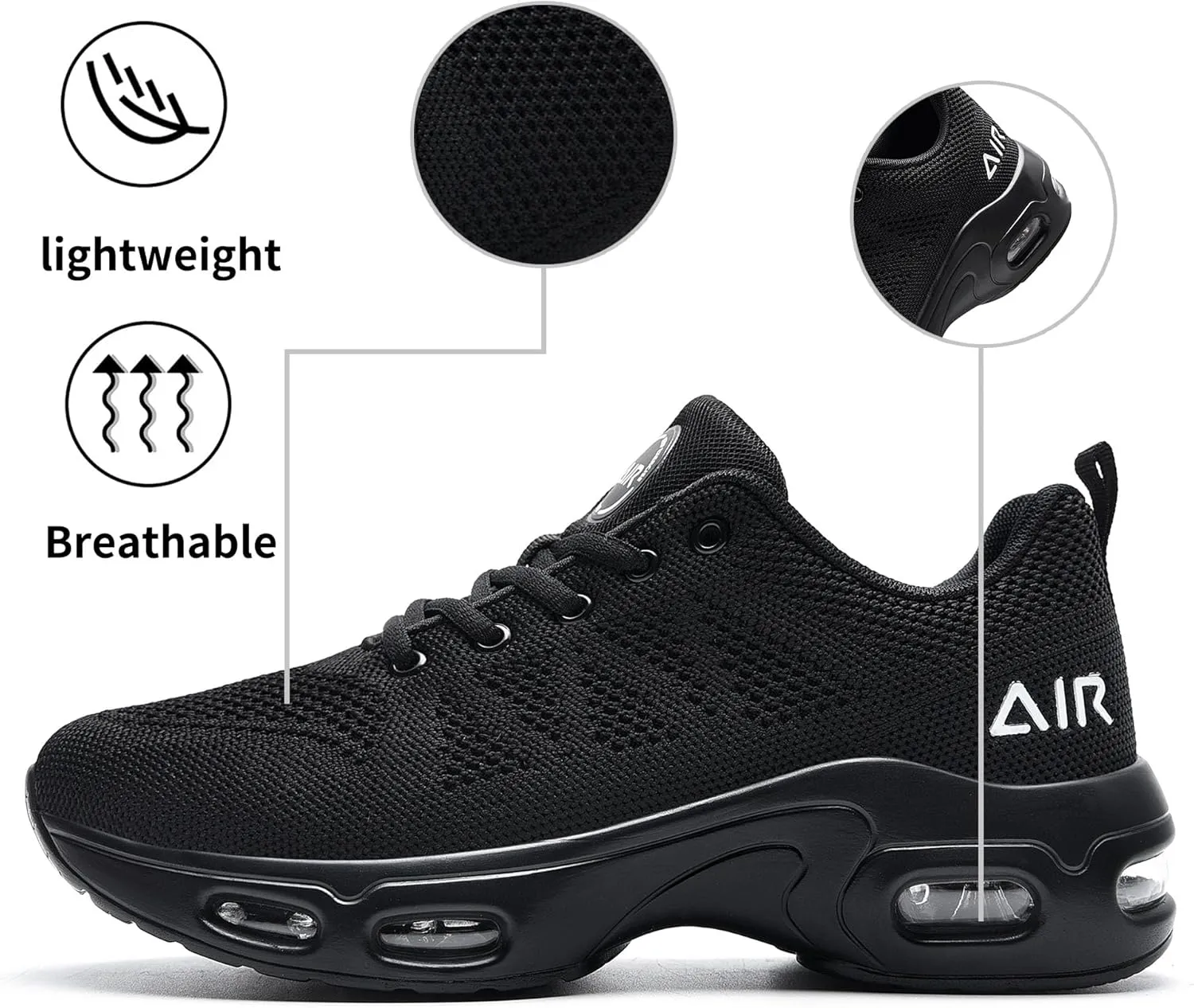 PERSOUL Women's Running Shoes Athletic Tennis Fashion Sneakers Lightweight Breathable Walking Shoes for Jogging Fitness Gym