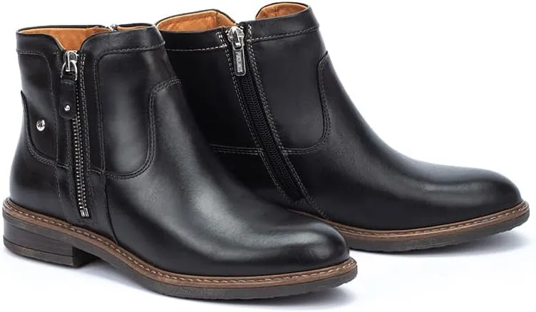 PIKOLINOS Flat Ankle Boots Leather Aldaya for Woman