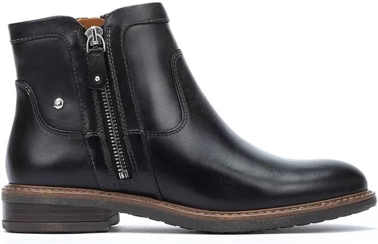 PIKOLINOS Flat Ankle Boots Leather Aldaya for Woman