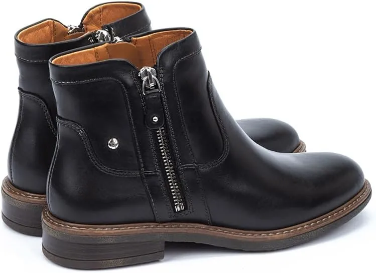 PIKOLINOS Flat Ankle Boots Leather Aldaya for Woman