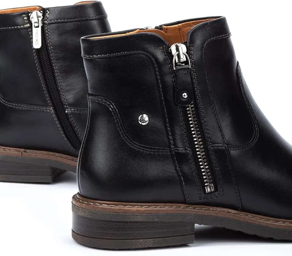 PIKOLINOS Flat Ankle Boots Leather Aldaya for Woman