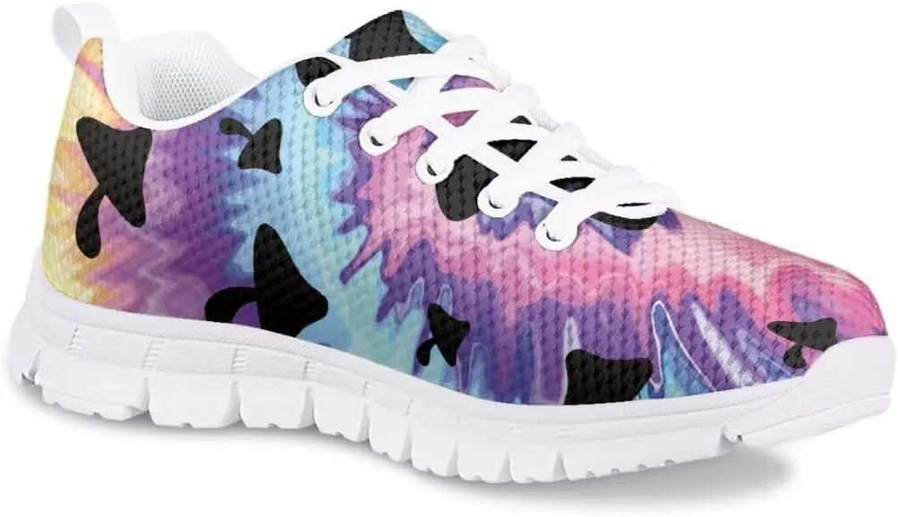 Pinupub Kid Boys Girls Sports Shoes Lightweight Athletic Running Walking Breathable Sneakers