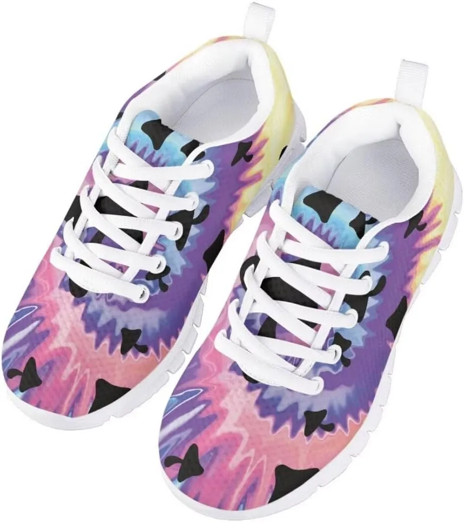 Pinupub Kid Boys Girls Sports Shoes Lightweight Athletic Running Walking Breathable Sneakers