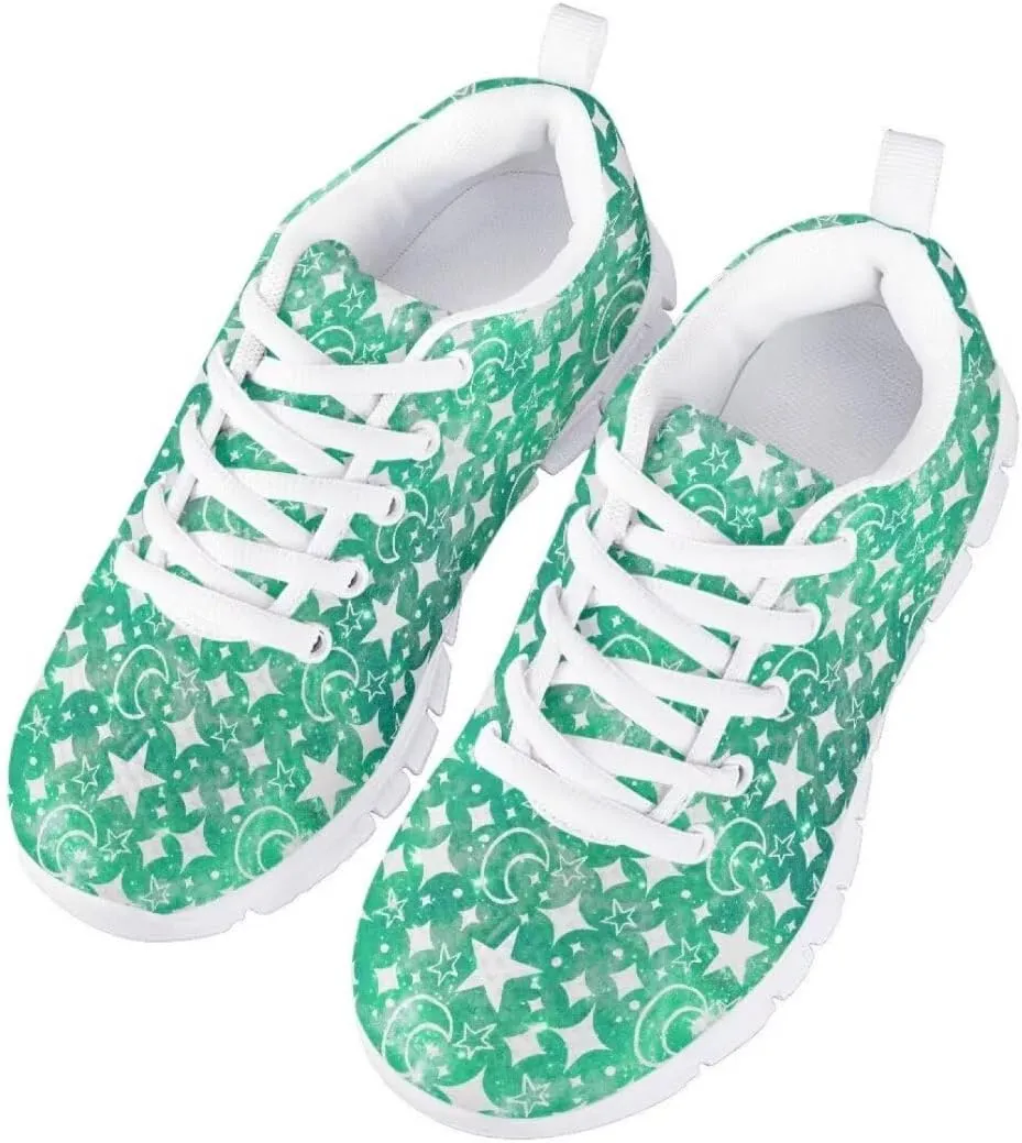 Pinupub Kid Boys Girls Sports Shoes Lightweight Athletic Running Walking Breathable Sneakers