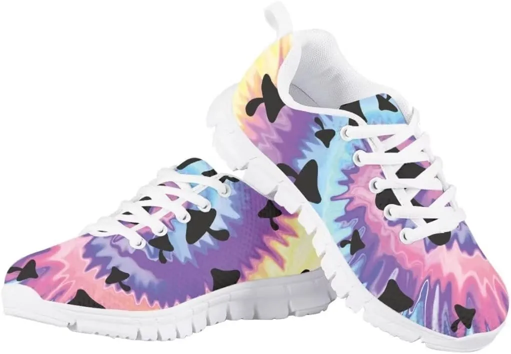 Pinupub Kid Boys Girls Sports Shoes Lightweight Athletic Running Walking Breathable Sneakers