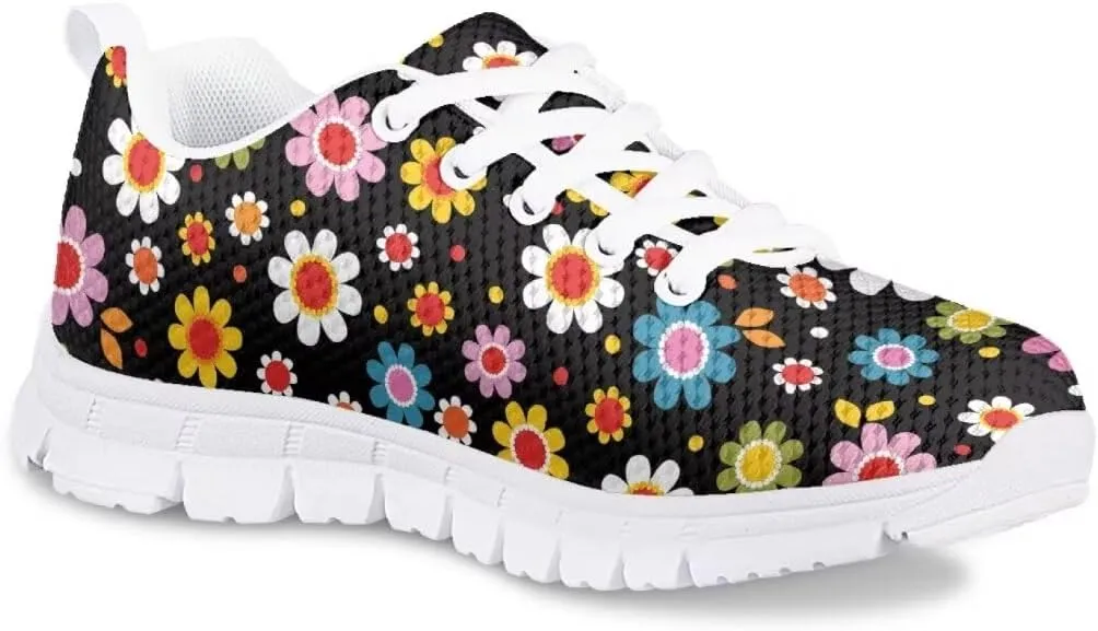 Pinupub Kid Boys Girls Sports Shoes Lightweight Athletic Running Walking Breathable Sneakers