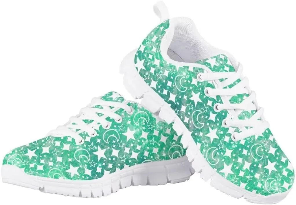 Pinupub Kid Boys Girls Sports Shoes Lightweight Athletic Running Walking Breathable Sneakers