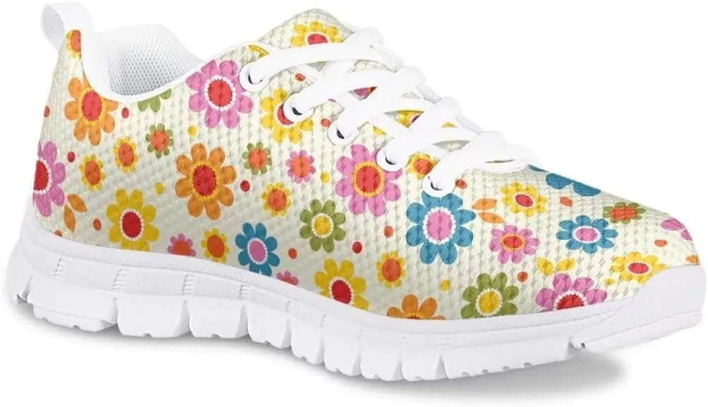 Pinupub Kid Boys Girls Sports Shoes Lightweight Athletic Running Walking Breathable Sneakers